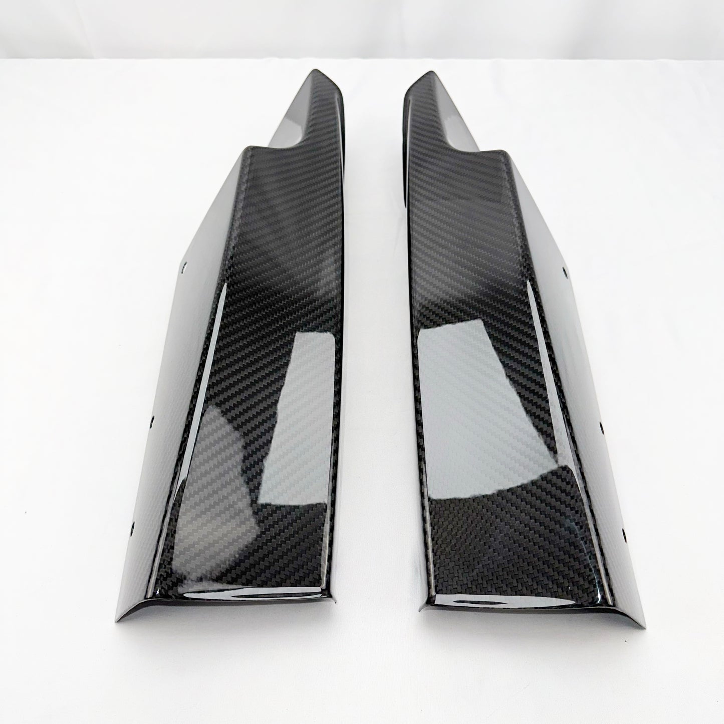 MC MAX CARBON Performance Front Flaps Spoiler Lip Covers for BMW F30 F31 with M Package