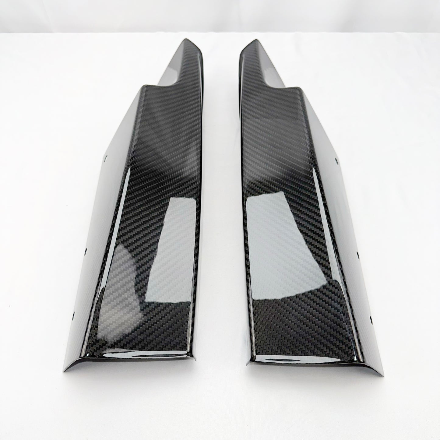 MC MAX CARBON Performance Front Flaps Spoiler Lip Covers for BMW F30 F31 with M Package