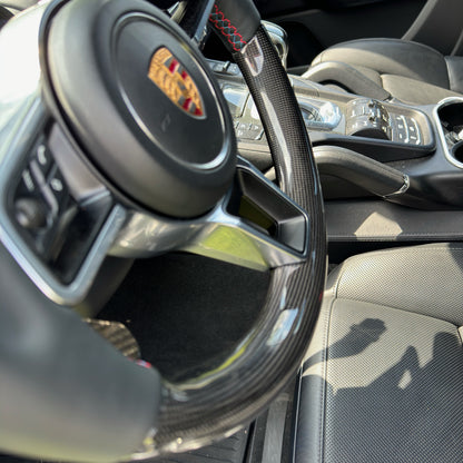 MAX CARBON Performance Carbon Steering Wheel Replacement for Porsche Cayenne Macan 911 Cayman Boxster Panamera 