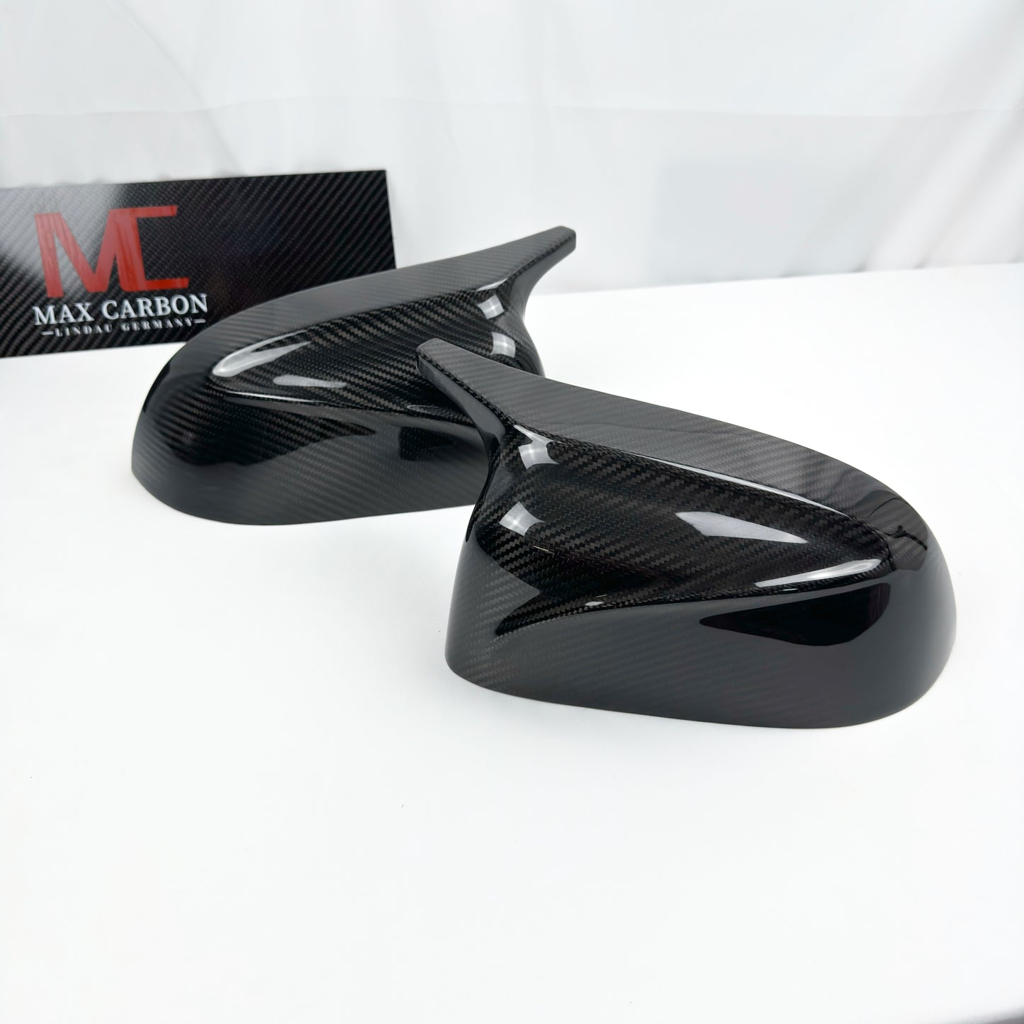 MC MAX CARBON Performance replacement mirror caps for BMW X3 X4 X5 X6 X7 G01 G02 G05 G06 G07