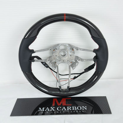 MAX CARBON Performance Carbon Steering Wheel Replacement for Porsche Cayenne Macan 911 Cayman Boxster Panamera 