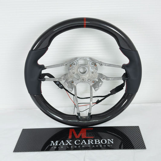 MAX CARBON Performance Carbon Steering Wheel Replacement for Porsche Cayenne Macan 911 Cayman Boxster Panamera 