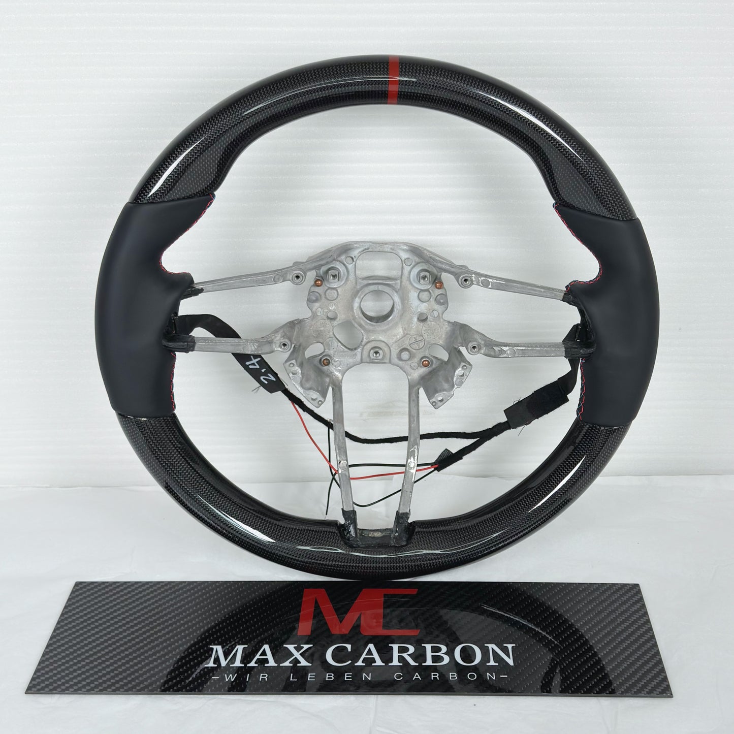 MAX CARBON Performance Carbon Steering Wheel Replacement for Porsche Cayenne Macan 911 Cayman Boxster Panamera 