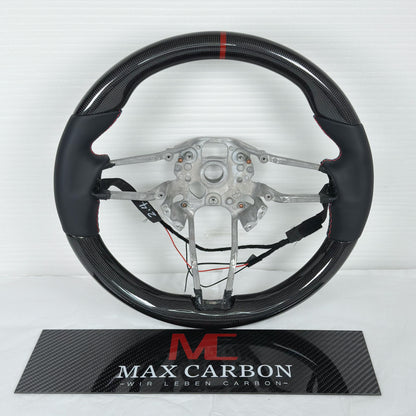 MAX CARBON Performance Carbon Steering Wheel Replacement for Porsche Cayenne Macan 911 Cayman Boxster Panamera 