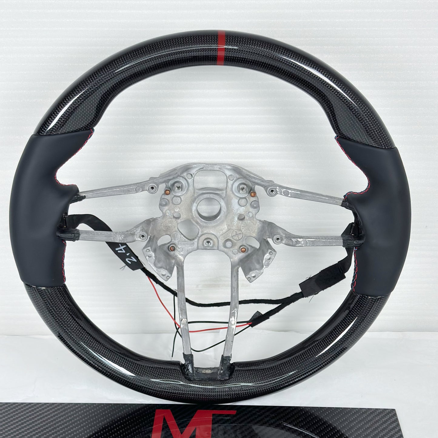 MAX CARBON Performance Carbon Steering Wheel Replacement for Porsche Cayenne Macan 911 Cayman Boxster Panamera 