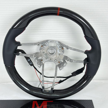 MAX CARBON Performance Carbon Steering Wheel Replacement for Porsche Cayenne Macan 911 Cayman Boxster Panamera 