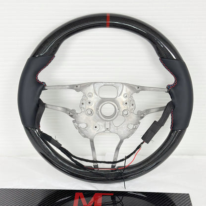 MAX CARBON Performance Carbon Steering Wheel Replacement for Porsche Cayenne Macan 911 Cayman Boxster Panamera 