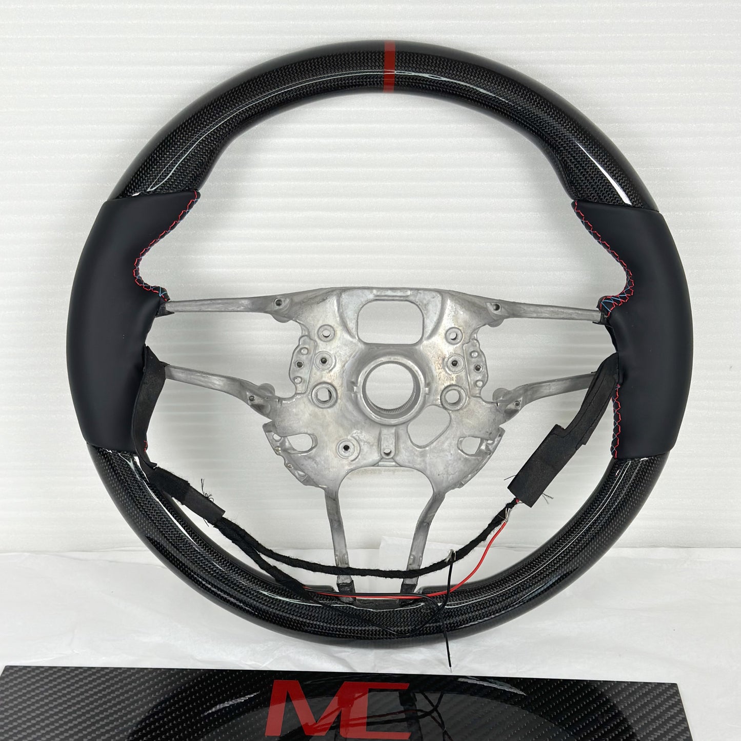 MAX CARBON Performance Carbon Steering Wheel Replacement for Porsche Cayenne Macan 911 Cayman Boxster Panamera 
