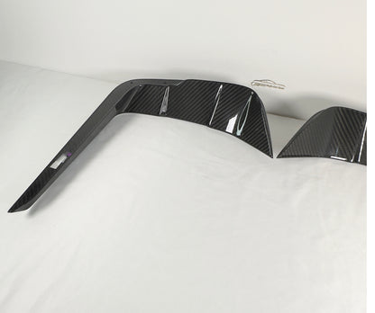 MAX CARBON Performance Real DRY CARBON PrePreg Front Lip Flick for BMW G14 G15 G16 M850