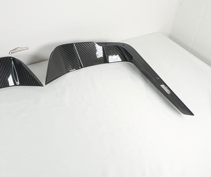 MAX CARBON Performance Real DRY CARBON PrePreg Front Lip Flick for BMW G14 G15 G16 M850