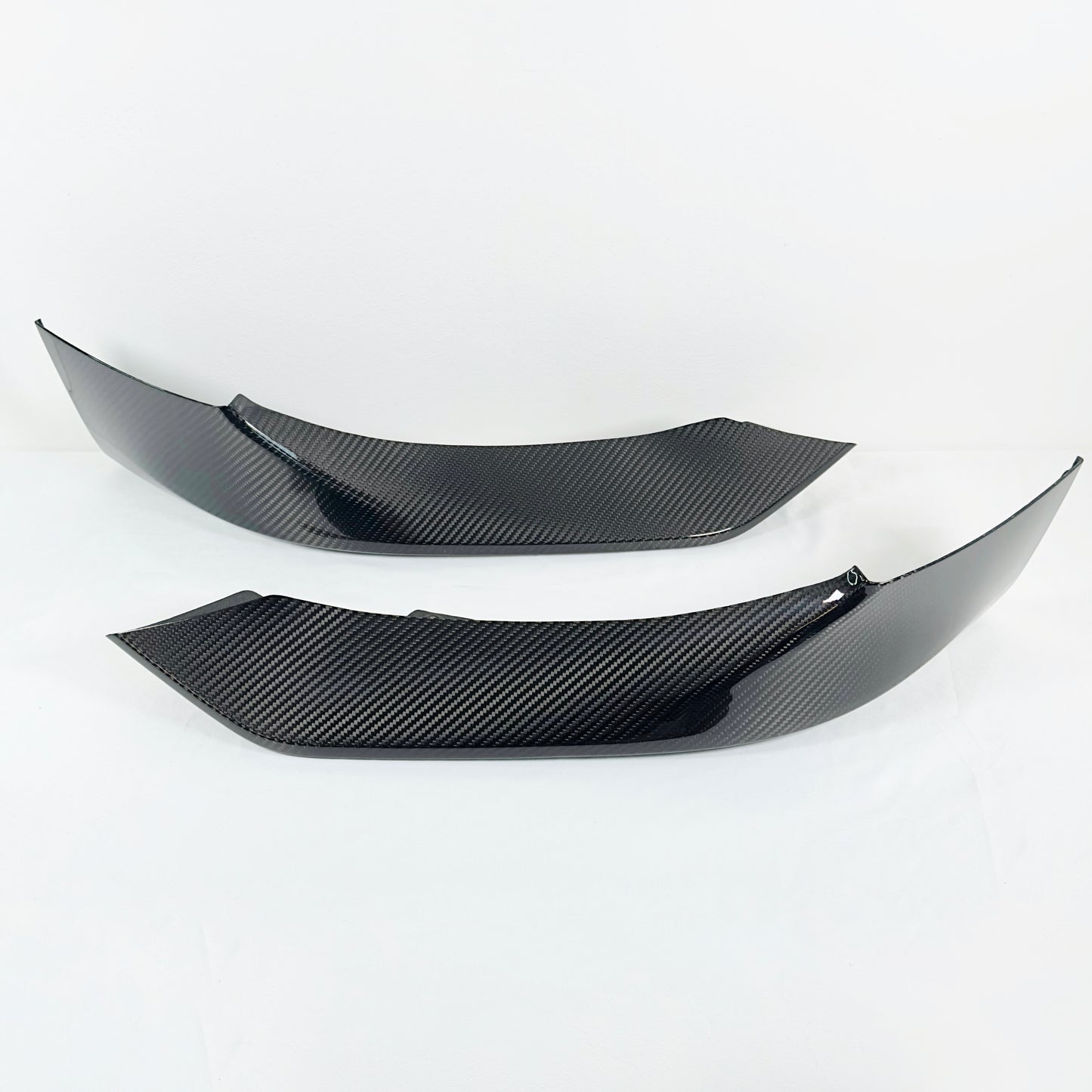MAX CARBON Performance Real Dry Carbon Front Flaps Spoiler Lip Splitter for BMW G14 G15 G16 M850 840 