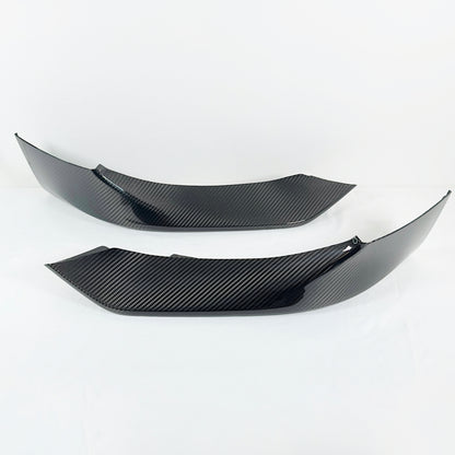 MAX CARBON Performance Real Dry Carbon Front Flaps Spoiler Lip Splitter for BMW G14 G15 G16 M850 840 