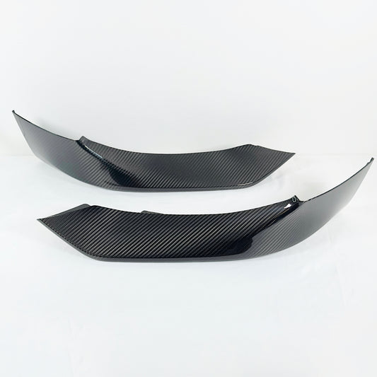 MAX CARBON Performance Real Dry Carbon Front Flaps Spoiler Lip Splitter for BMW G14 G15 G16 M850 840 