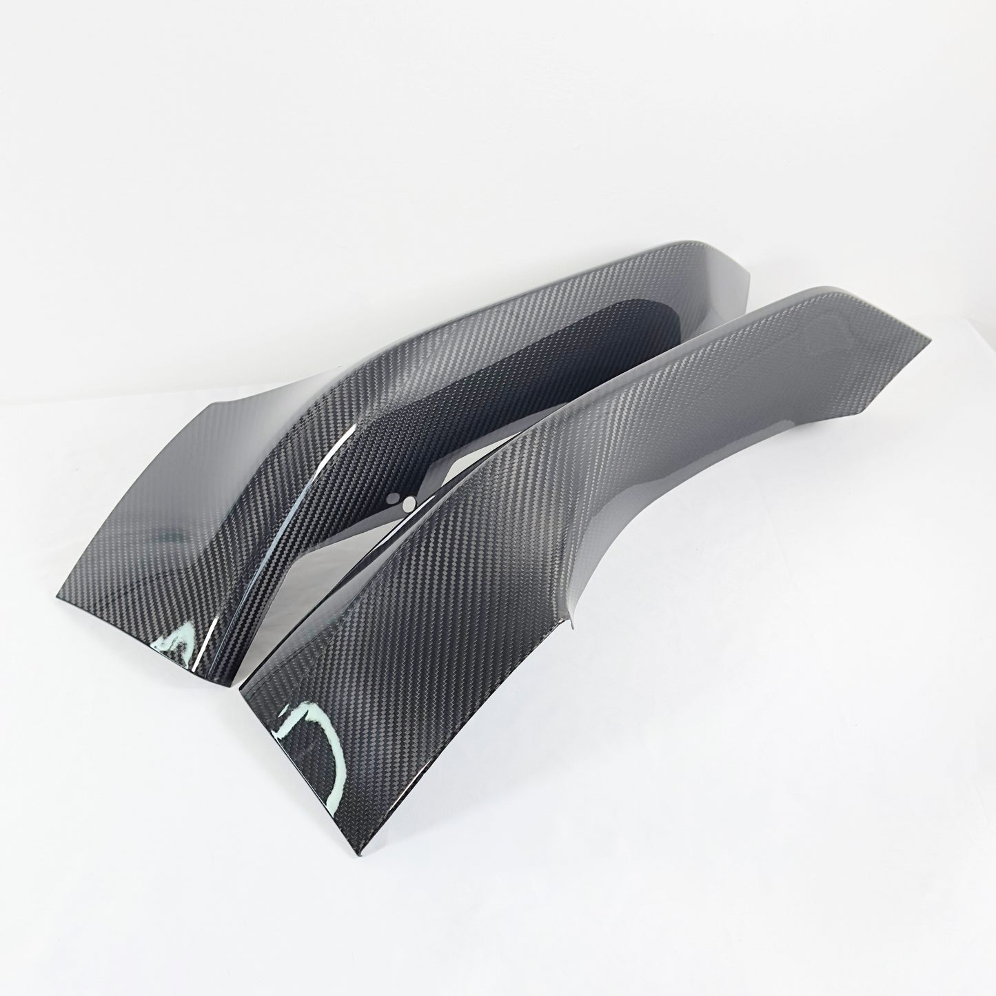 MAX CARBON Performance Real Dry Carbon Front Flaps Spoiler Lip Splitter for BMW G14 G15 G16 M850 840 