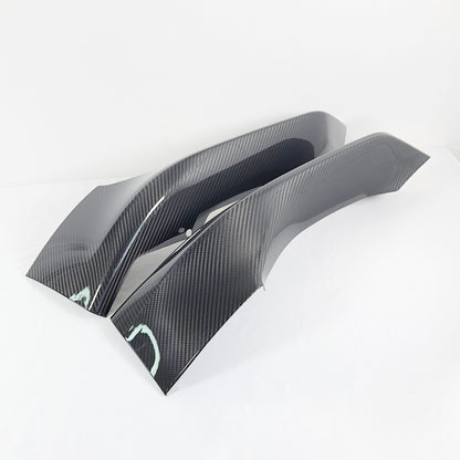 MAX CARBON Performance Real Dry Carbon Front Flaps Spoiler Lip Splitter for BMW G14 G15 G16 M850 840 