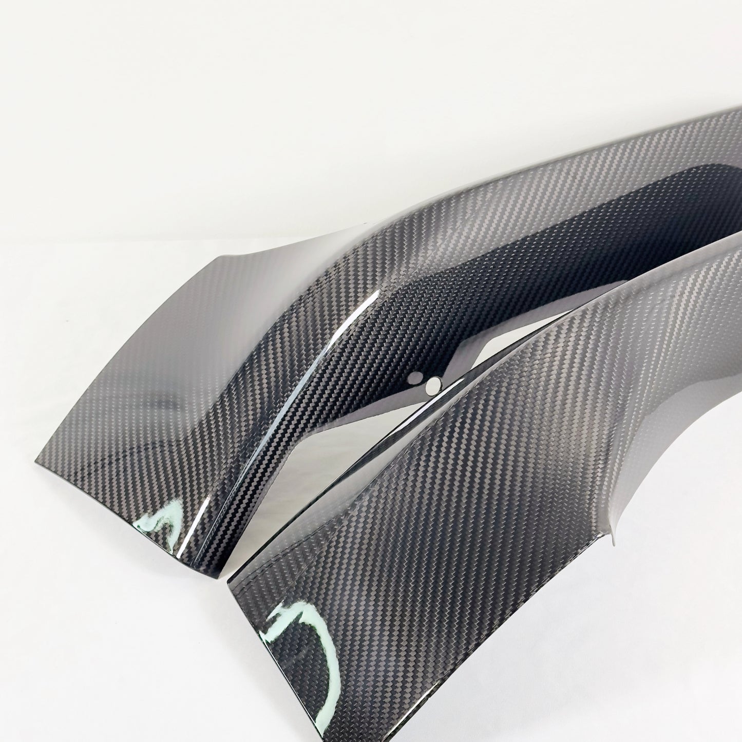 MAX CARBON Performance Real Dry Carbon Front Flaps Spoiler Lip Splitter for BMW G14 G15 G16 M850 840 