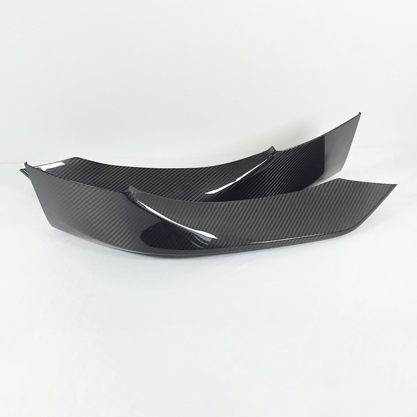 MAX CARBON Performance Real Dry Carbon Front Flaps Spoiler Lip Splitter for BMW G14 G15 G16 M850 840 