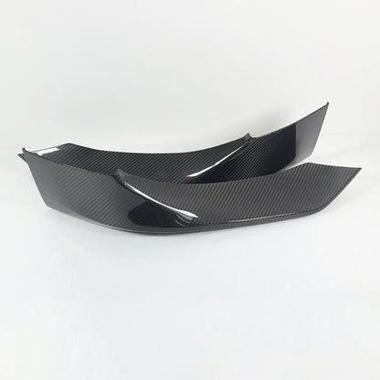 MAX CARBON Performance Real Dry Carbon Front Flaps Spoiler Lip Splitter for BMW G14 G15 G16 M850 840 