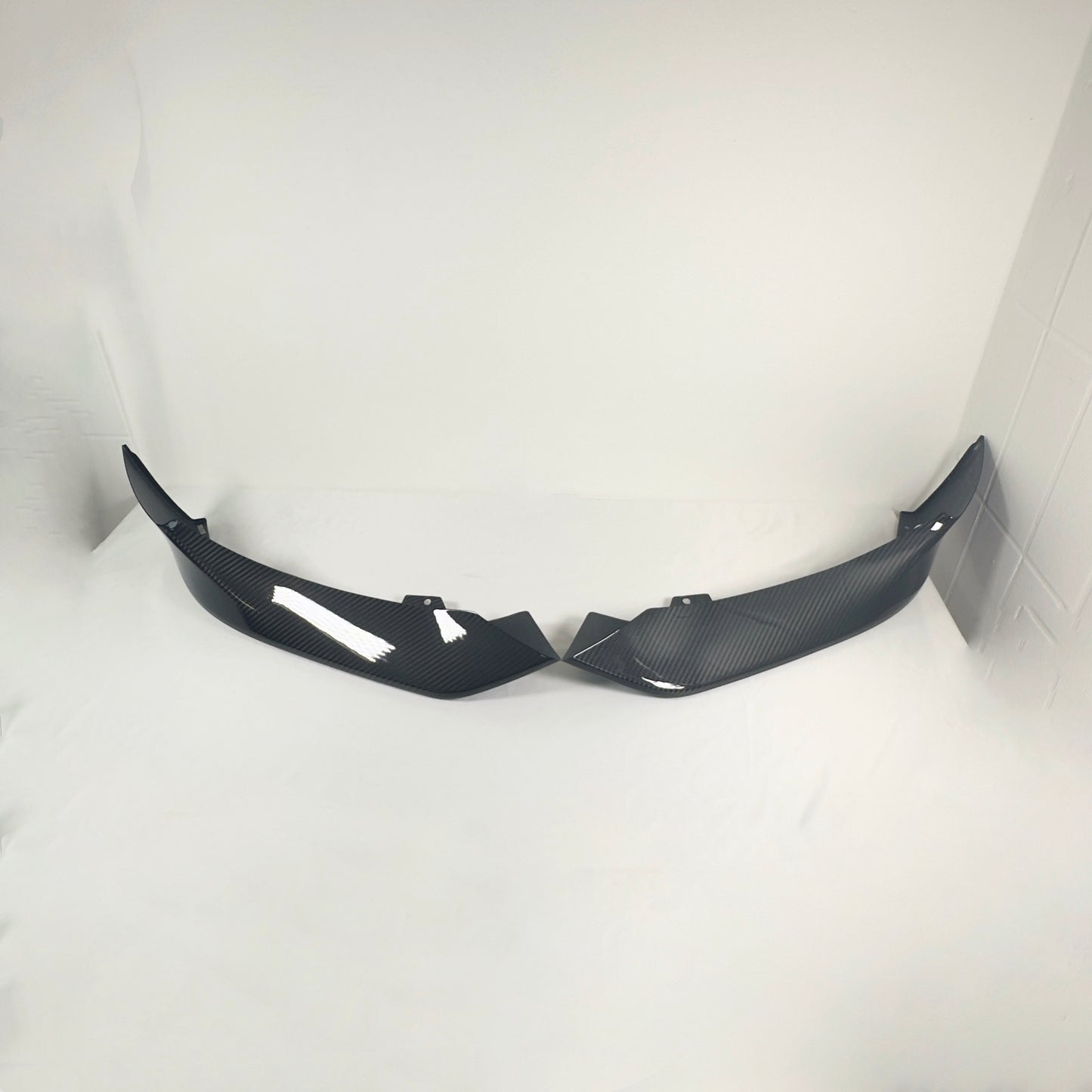 MAX CARBON Performance Real Dry Carbon Front Flaps Spoiler Lip Splitter for BMW G14 G15 G16 M850 840 