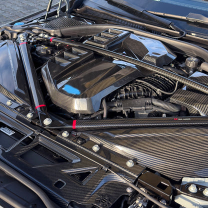 MAX CARBON Shroud Full Replacement Cooling Shroud Slam Panel for BMW G80 G81 G82 G83 G87 M3 M4 M2