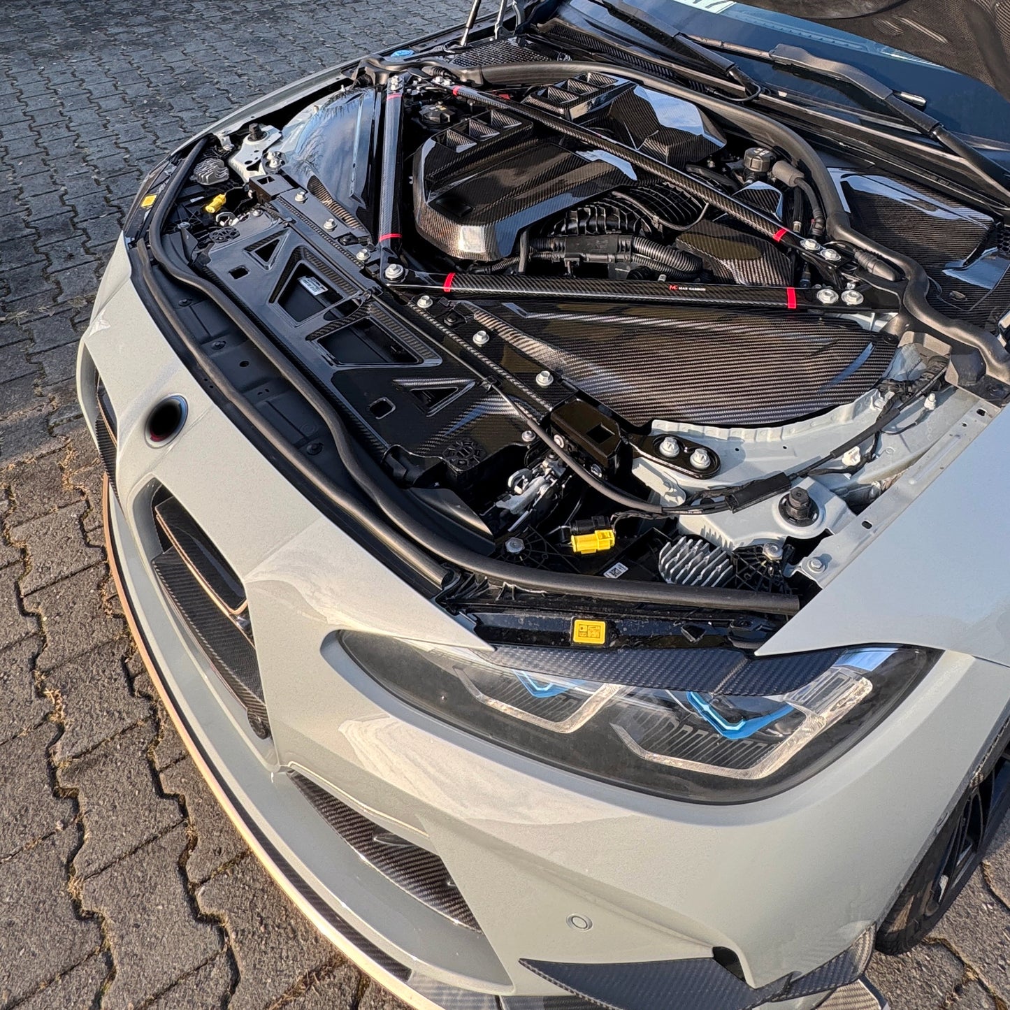 MAX CARBON Shroud Full Replacement Cooling Shroud Slam Panel for BMW G80 G81 G82 G83 G87 M3 M4 M2