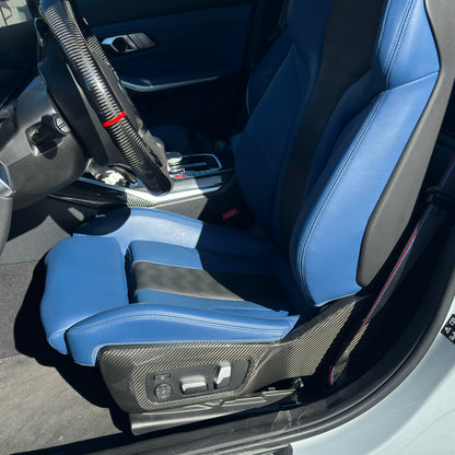 MC MAX CARBON Performance Seat Covers Side Cover for BMW M2 G87 M4 G82 G83 