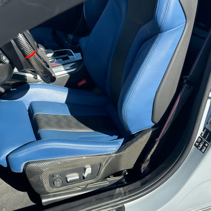 MC MAX CARBON Performance Seat Covers Side Cover for BMW M2 G87 M4 G82 G83 
