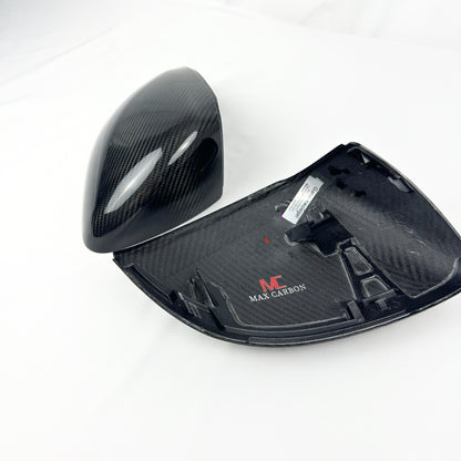 MAX CARBON Performance mirror caps housing Dry Carbon for Mercedes C Class 206 E Class 214 CLE Class 236 S Class 223 