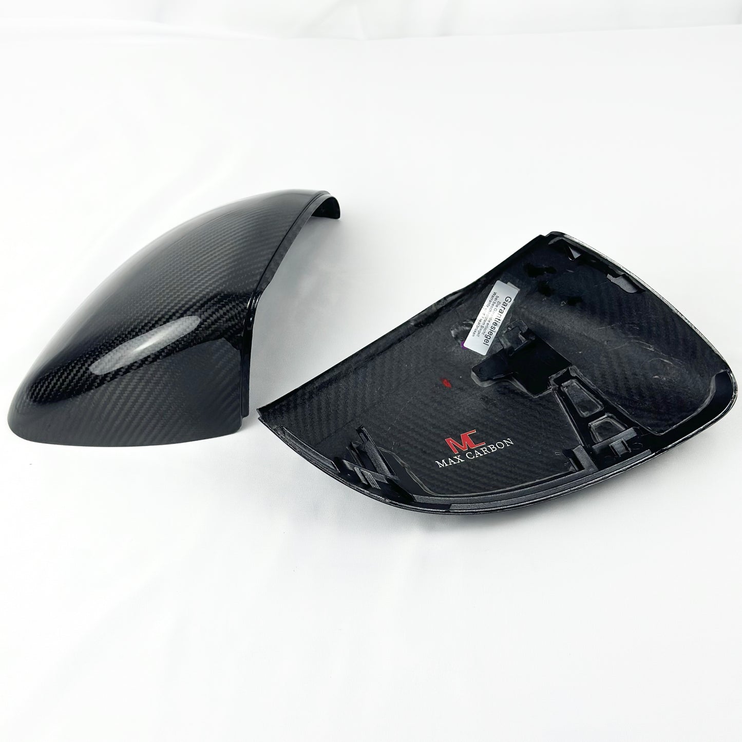 MAX CARBON Performance mirror caps housing Dry Carbon for Mercedes C Class 206 E Class 214 CLE Class 236 S Class 223 