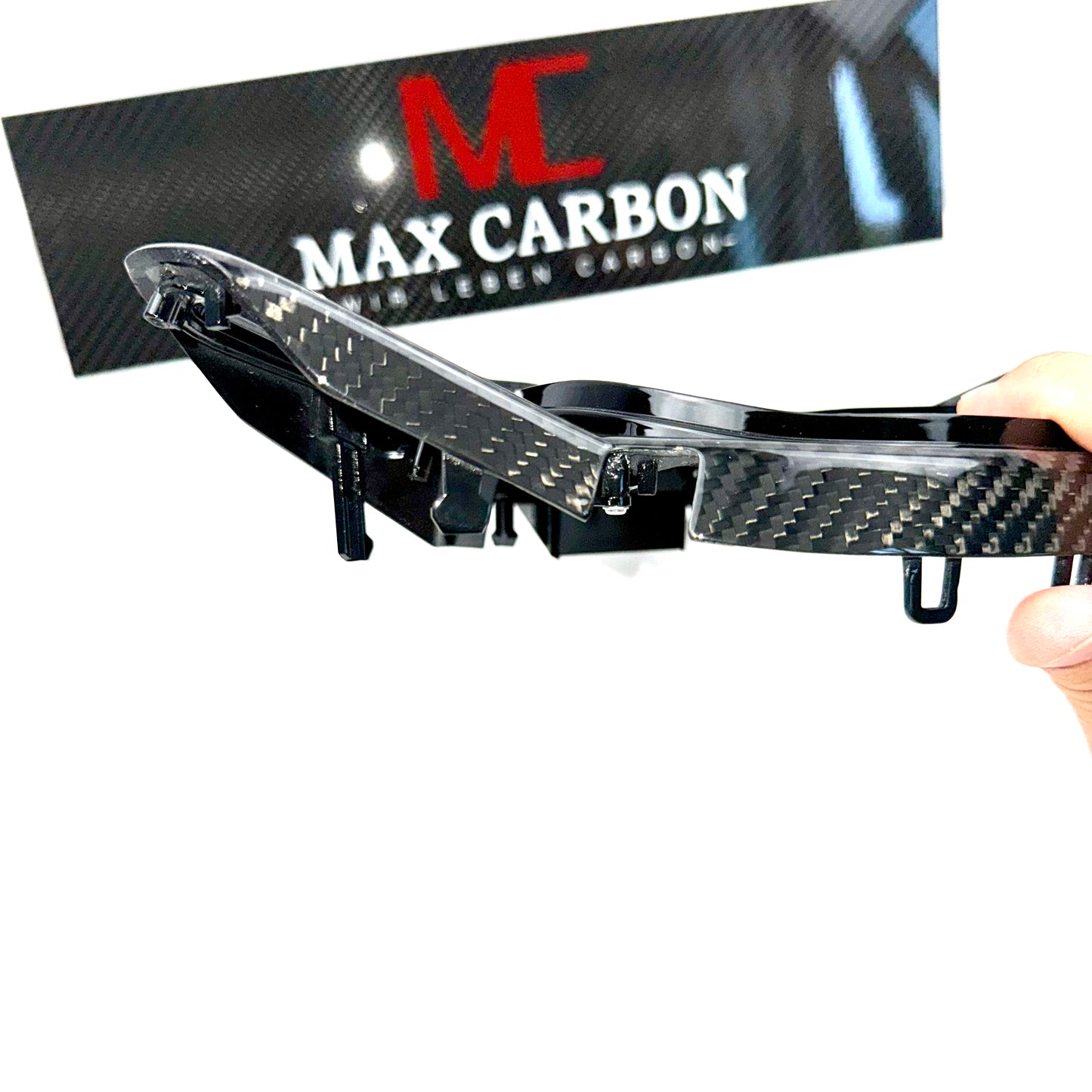 MAX CARBON Dry Carbon Prepreg Steering Wheel Cover Replacement for BMW M2 G87 LCI M3 G80 G81 LCI M4 G82 G83 LCI 