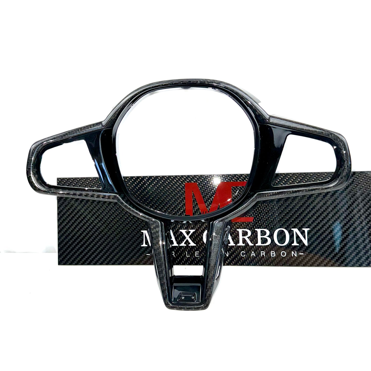 MAX CARBON Dry Carbon Prepreg Steering Wheel Cover Replacement for BMW M2 G87 LCI M3 G80 G81 LCI M4 G82 G83 LCI 