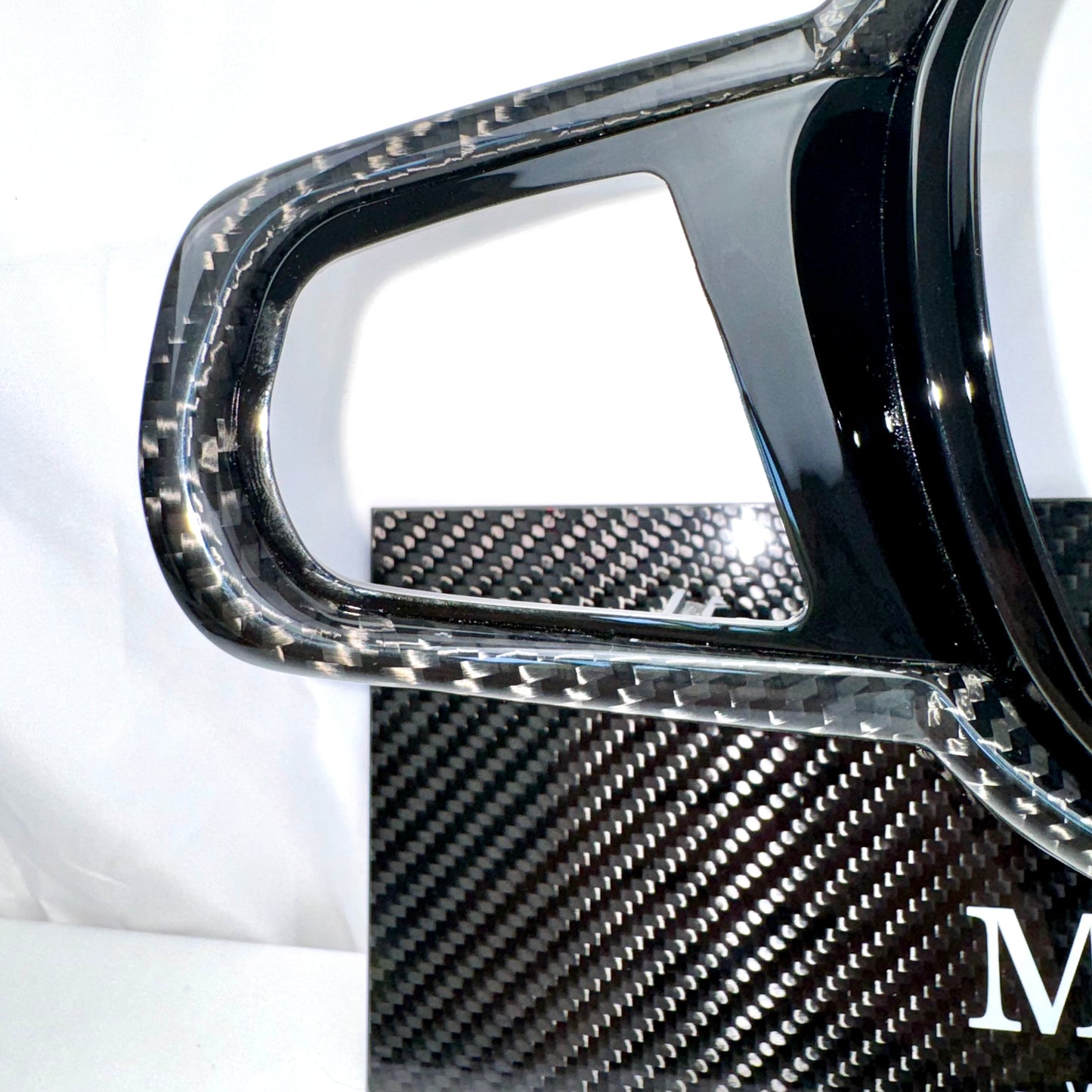 MAX CARBON Dry Carbon Prepreg Steering Wheel Cover Replacement for BMW M2 G87 LCI M3 G80 G81 LCI M4 G82 G83 LCI 