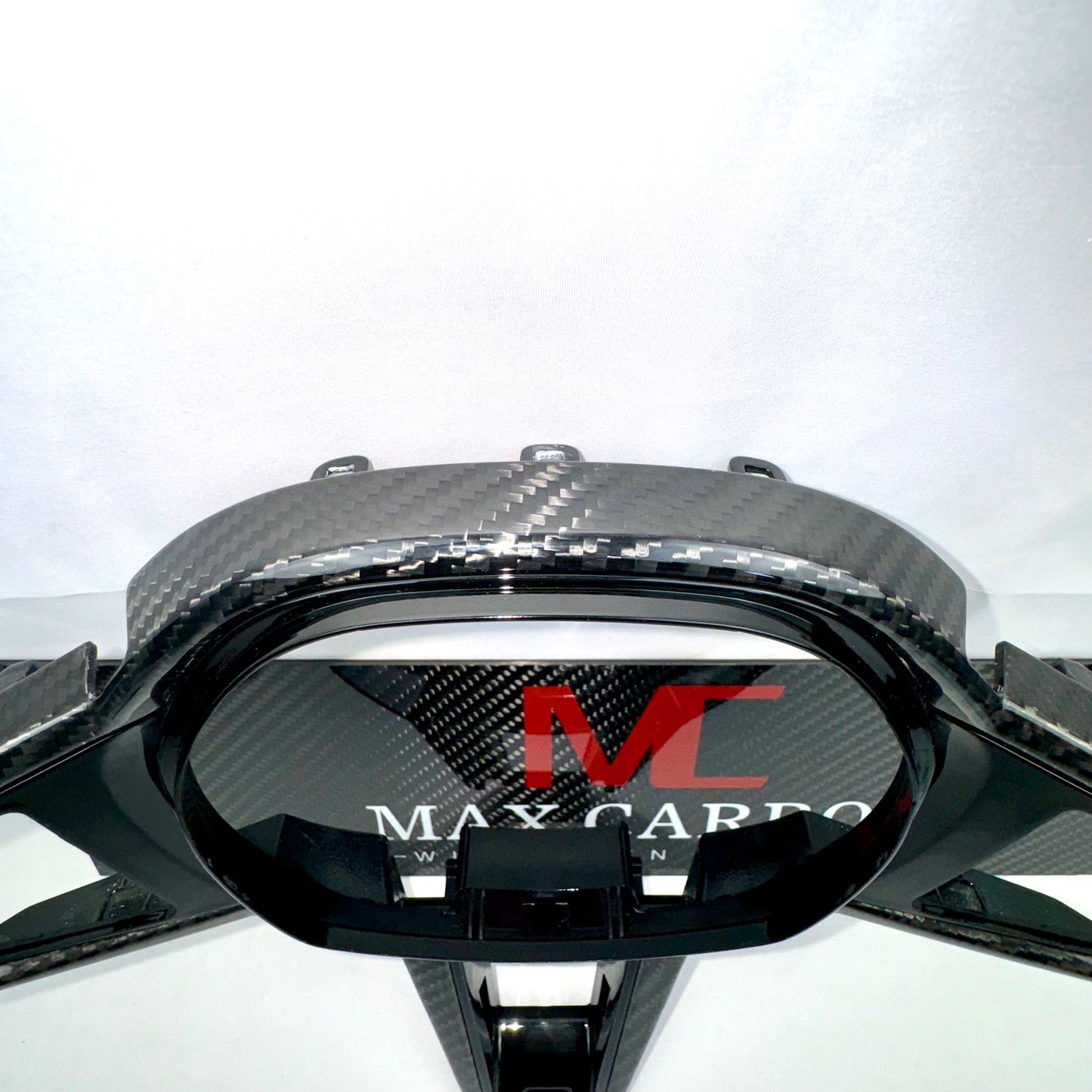 MAX CARBON Dry Carbon Prepreg Steering Wheel Cover Replacement for BMW M2 G87 LCI M3 G80 G81 LCI M4 G82 G83 LCI 