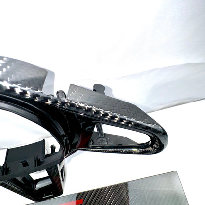 MAX CARBON Dry Carbon Prepreg Steering Wheel Cover Replacement for BMW M2 G87 LCI M3 G80 G81 LCI M4 G82 G83 LCI 