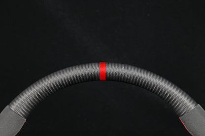 MC MAX CARBON Performance Volant de remplacement en carbone sec brillant pour Audi R8 4S