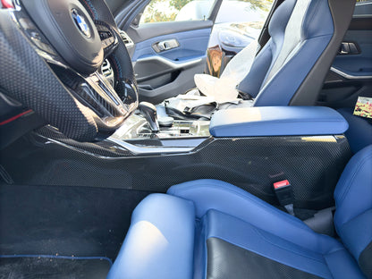 MAX CARBON Performance Center Console Large Panel Cover for BMW M3 G80 G81 M4 G82 G83 M2 G87 G42 G20 G21 G22 G23 G26