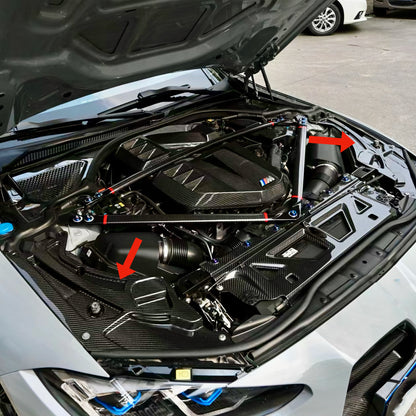MAX CARBON Engine Compartment Cover Front DRY CARBON Prepreg for BMW G80 G81 M3 G82 G83 M4 