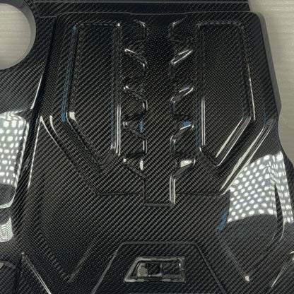 MAX CARBON Performance dry carbon engine cover engine compartment replacement for BMW M5 F90 M8 F91 F92 F93