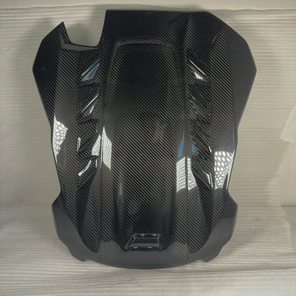 MAX CARBON Performance dry carbon engine cover engine compartment replacement for BMW X5M X6M F95 F96