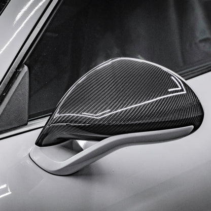 MC MAX CARBON Performance mirror caps Dry Carbon Prepreg suitable for Porsche 911 991.1 GT3RS