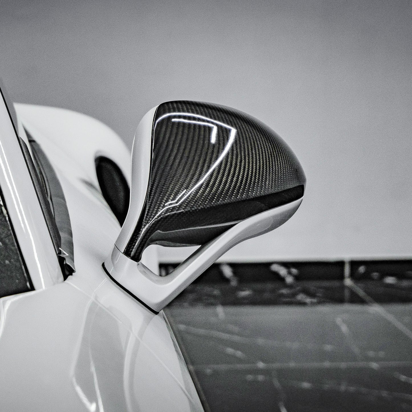 MC MAX CARBON Performance mirror caps Dry Carbon Prepreg suitable for Porsche 911 991.1 GT3RS