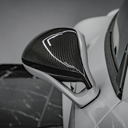 MC MAX CARBON Performance mirror caps Dry Carbon Prepreg suitable for Porsche 911 991.1 GT3RS
