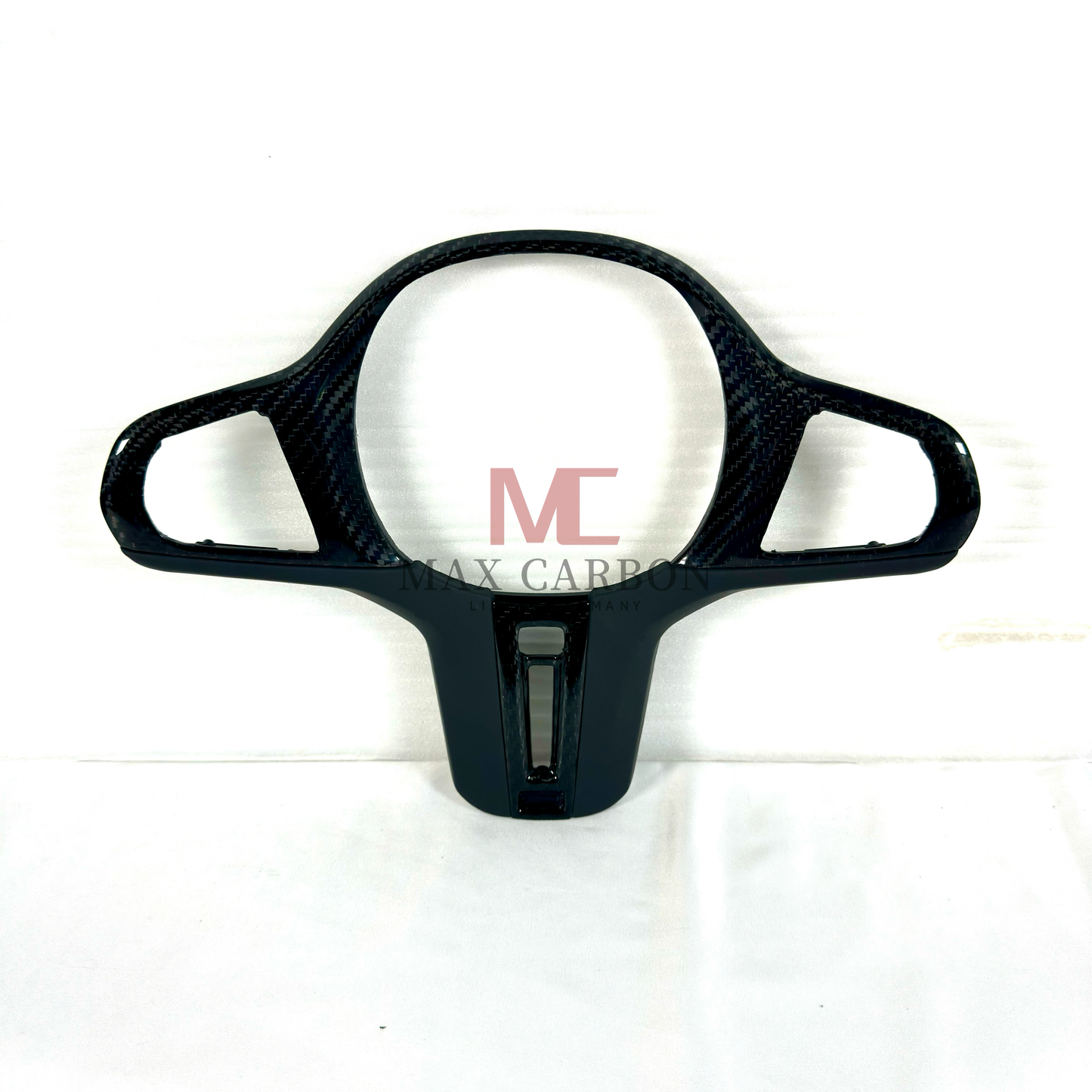 MAX CARBON Dry Carbon Prepreg Steering Wheel Cover Replacement for BMW G30 G31 G32 G14 G15 G16 G01 G02 G05 G06 G07 F95 F96 F97 F98 F90 F91 F92 F93 