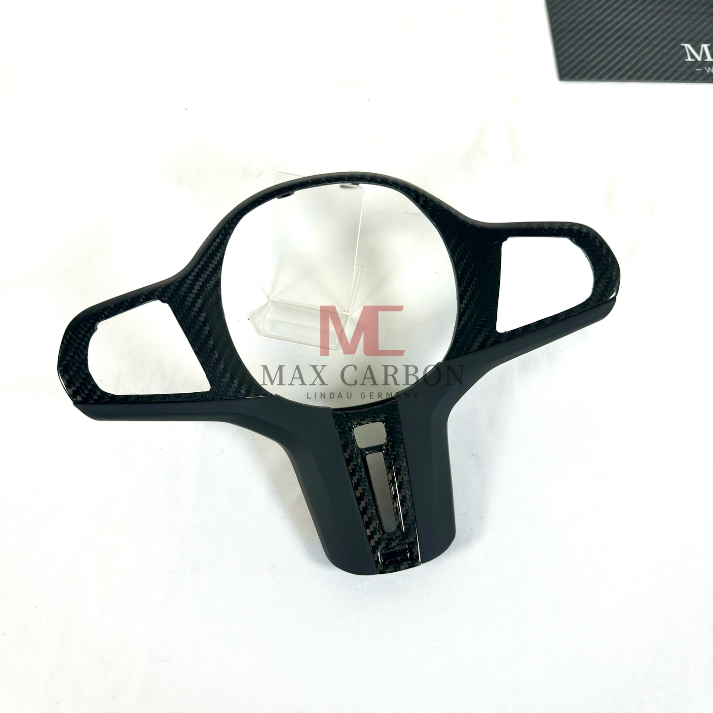 MAX CARBON Dry Carbon Prepreg Steering Wheel Cover Replacement for BMW G30 G31 G32 G14 G15 G16 G01 G02 G05 G06 G07 F95 F96 F97 F98 F90 F91 F92 F93 