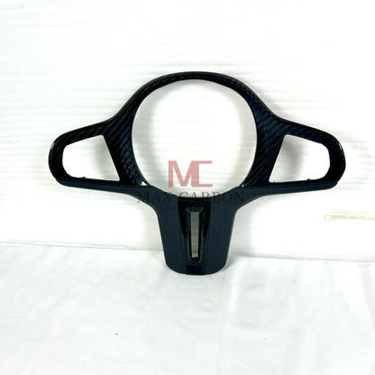 MAX CARBON Dry Carbon Prepreg Steering Wheel Cover Replacement for BMW G30 G31 G32 G14 G15 G16 G01 G02 G05 G06 G07 F95 F96 F97 F98 F90 F91 F92 F93 