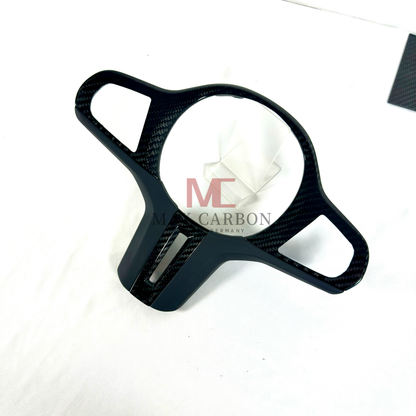 MAX CARBON Dry Carbon Prepreg Steering Wheel Cover Replacement for BMW G30 G31 G32 G14 G15 G16 G01 G02 G05 G06 G07 F95 F96 F97 F98 F90 F91 F92 F93 