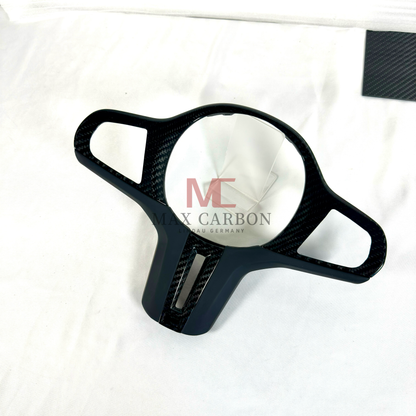 MAX CARBON Dry Carbon Prepreg Steering Wheel Cover Replacement for BMW G30 G31 G32 G14 G15 G16 G01 G02 G05 G06 G07 F95 F96 F97 F98 F90 F91 F92 F93 