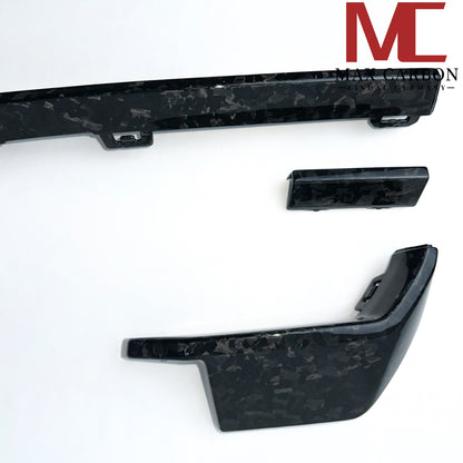 MAX CARBON Performance Diffuser Strips Replacement Rear Bumper for BMW M3 G80 G81 M4 G82 G83 