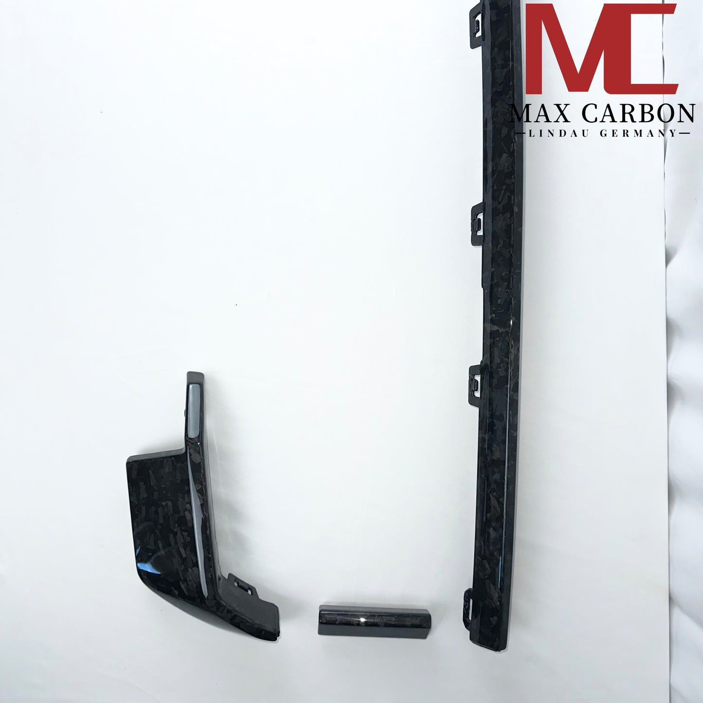 MAX CARBON Performance Diffuser Strips Replacement Rear Bumper for BMW M3 G80 G81 M4 G82 G83 