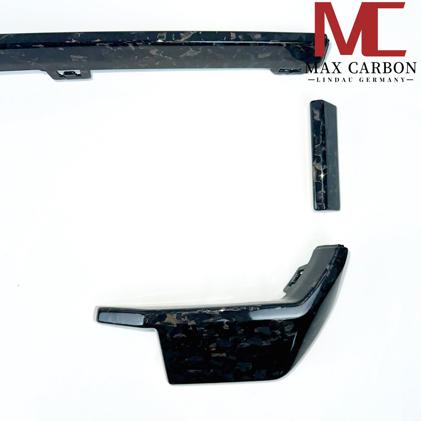 MAX CARBON Performance Diffuser Strips Replacement Rear Bumper for BMW M3 G80 G81 M4 G82 G83 